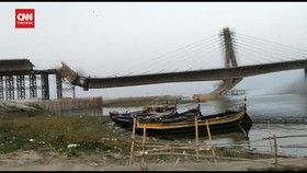 VIDEO: Jembatan di India Ini Runtuh Dua Kali Dalam Setahun
