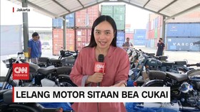 VIDEO: Bea Cukai Priok Gelar Lelang Motor Sitaan pada 12 Juni