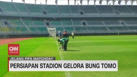 VIDEO: Stadion GBT Berbenah, Jelang Indonesia Vs Palestina