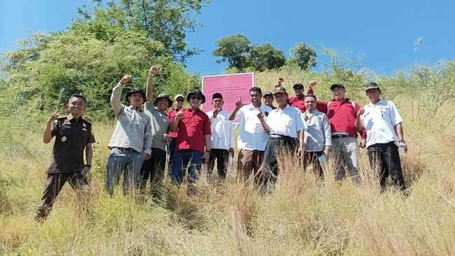 Bidang tanah dengan total luas sekitar 11,7 hektare milik eks Menkominfo Johnny Plate di NTT disita Kejagung dalam kasus BAKTI Kominfo.