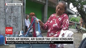 VIDEO:Krisis Air Bersih, Tak Layak Konsumsi Air Sumur Bercampur Lumpur