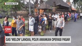 VIDEO: Gas 'Melon' Langka, Polri Amankan Operasi Pasar