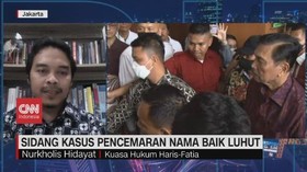 VIDEO: Sidang Kasus Pencemaran Nama Baik Luhut