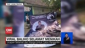 VIDEO: Viral Baliho Selamat Menikah Setelah Lama Melajang