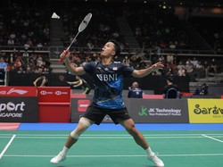 Yes! Anthony Ginting Melaju ke Final Singapore Open 2023