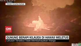 VIDEO: Gunung Berapi Teraktif Sedunia Meletus di Hawaii