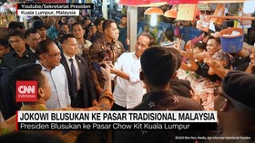 VIDEO: Jokowi Blusukan ke Pasar Tradisional Malaysia