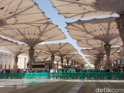 Fakta-fakta Unik tentang Payung Raksasa di Masjid Nabawi