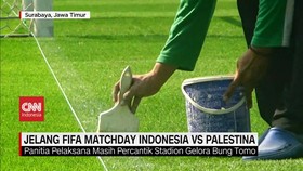 VIDEO:Percantik Gelora Bung Tomo, Jelang FIFA Matchday Lawan Palestina