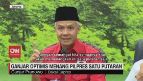 VIDEO: Ganjar Optimis Menang Pilpres Satu Putaran