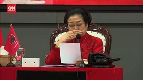 VIDEO: Pidato di Rakernas PDIP, Megawati Menangis Kenang Taufik Kiemas