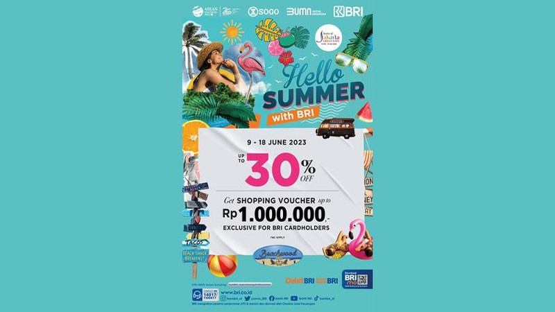 BRI Jalin Kerja Sama dengan SOGO, Tawarkan Diskon di Seluruh Outlet