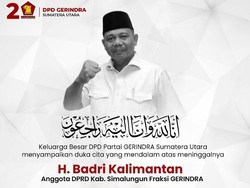 Anggota DPRD Simalungun dari Gerindra Meninggal Dunia Usai Main Badminton