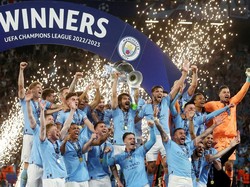 Kala Pemain Manchester City Ramai-ramai Ucapkan Alhamdulillah