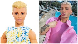 Habiskan 1,5 M, Pria Ini Oplas Agar Jadi Boneka Ken dengan Bokong Kim Kardashian