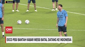 VIDOE: Exco PSSI Bantah Kabar Messi Batal Datang ke Indonesia