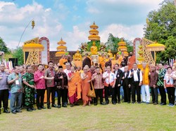 Melihat Puncak Perayaan Waisak di Candi Kedaton Jambi