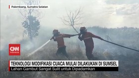VIDEO: Cegah Kebakaran Gambut, Modifikasi Cuaca Mulai Dilakukan