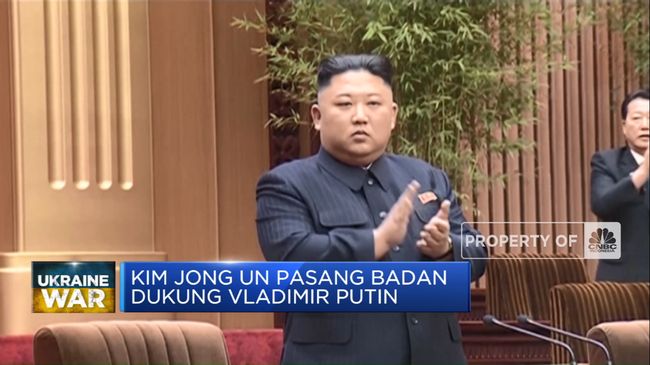 Kim Jong Un Pasang Badan Dukung Vladimir Putin