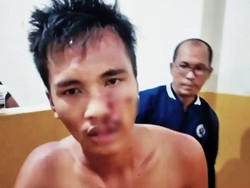 Tampang Sopir Truk yang Tabrak-Seret Motor di Jambi hingga Terbakar
