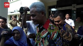 VIDEO: Ganjar Mengaku Belum Tahu Nama Calon Cawapres