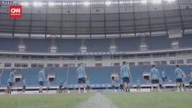 VIDEO: Lionel Messi Latihan Bersama Tim Argentina di Beijing
