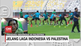 VIDEO: Suasana Jelang Kick Off Indonesia vs Palestina