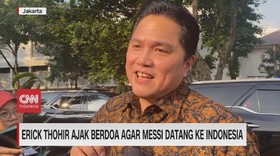 VIDEO: Erick Thohir Ajak Berdoa Agar Messi Datang ke Indonesia