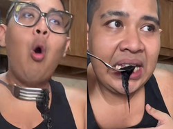 Reaksi Kocak Gilang Samiadji Cicip Fat Choy, Sayuran Mirip Rambut