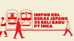INFOGRAFIS: Impor KRL Bekas Jepang vs Beli Baru PT INKA