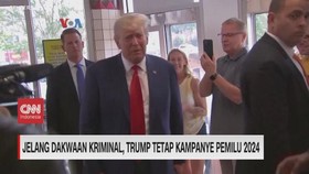 VIDEO: Jelang Dakwaan Kriminal, Trump Tetap Kampanye Pemilu 2024