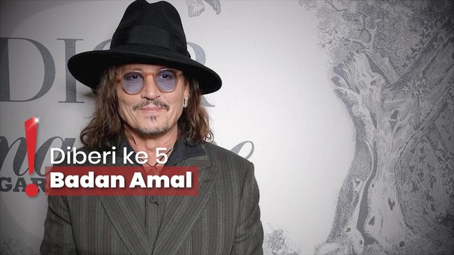 Johnny Depp Sumbangkan Uang Ganti Rugi Rp14 M dari Amber Heard