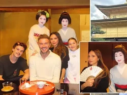 Liburan ke Jepang, David Beckham Nikmati Ramen dan Ngeteh Bareng Geisha