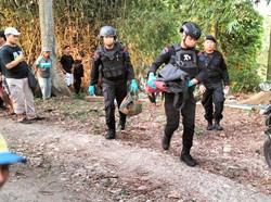 Warga Temukan Mortir di Sungai Oya Gunungkidul, Diduga Masih Aktif