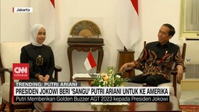 VIDEO: Presiden Jokowi Beri 'Sangu' Putri Ariani untuk ke Amerika