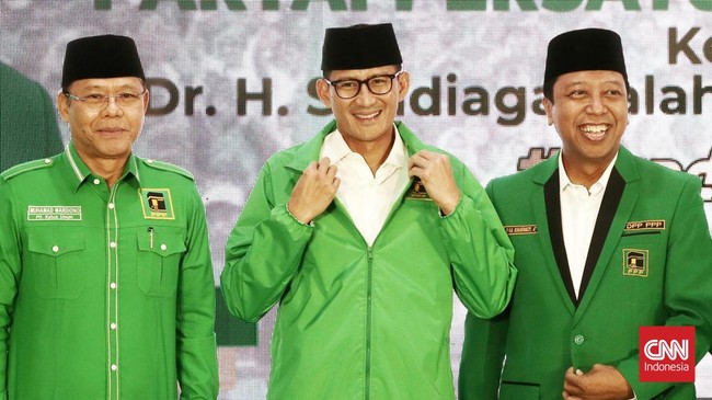 Menurut Romahurmuziy, Sandiaga merupakan tokoh nasional yang memiliki tingkat elektabilitas paling tinggi di beberapa survei.