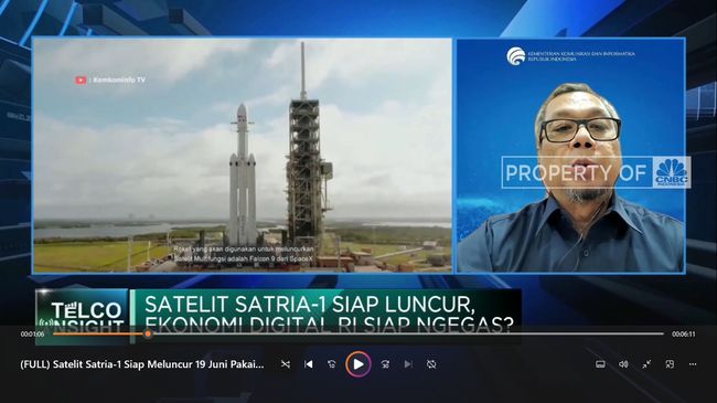 Satelit Satria-1 Siap Meluncur 19 Juni Pakai Roket Elon Musk