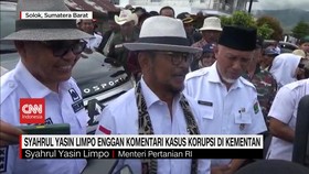 VIDEO: Syahrul Yasin Limpo Enggan Komentari Kasus Korupsi di Kementan