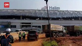 VIDEO: Mengintip Progres Pembangunan Stasiun Kereta Cepat di Halim