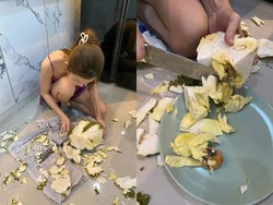 Cara Wanita Ini Kupas Durian Bikin Geregetan!