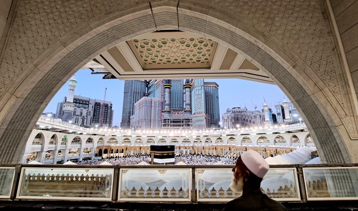 Ilustrasi Masjidil Haram di Mekkah