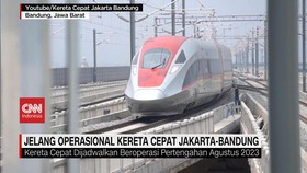 VIDEO: Jelang Operasional Kereta Cepat Jakarta-Bandung Agustus 2023