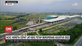 VIDEO:KCIC: Kereta Cepat Jakarta-Bandung Tetap Beroperasi Agustus 2023