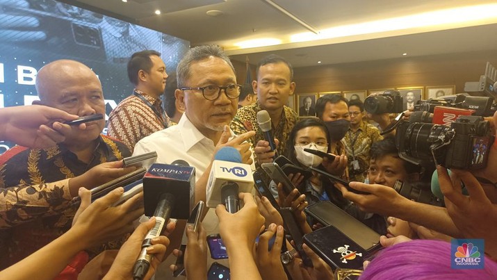 Menteri Perdagangan (Mendag) Zulkifli Hasan (CNBC Indonesia/Martyasari Rizky)