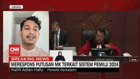 VIDEO: Merespon Putusan MK Terkait Sistem Pemilu 2024