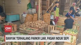 VIDEO: Banyak Terhalang Parkir Liar, Pasar Induk Sepi