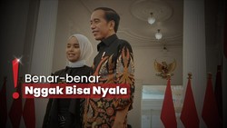 Putri Ariani Curhat ke Jokowi HP Rusak Gegara Notifikasi 10 Juta