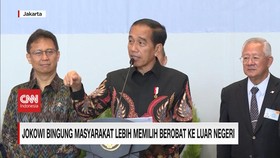VIDEO: Jokowi Bingung Masyarakat Lebih Pilih Berobat ke Luar