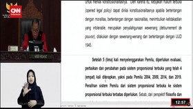 VIDEO: Hakim MK Arief Usul Sistem Pemilu Terbuka Terbatas Digelar 2029