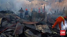 17 Rumah Warga Makassar Hangus Terbakar Diduga Gara-gara Obat Nyamuk